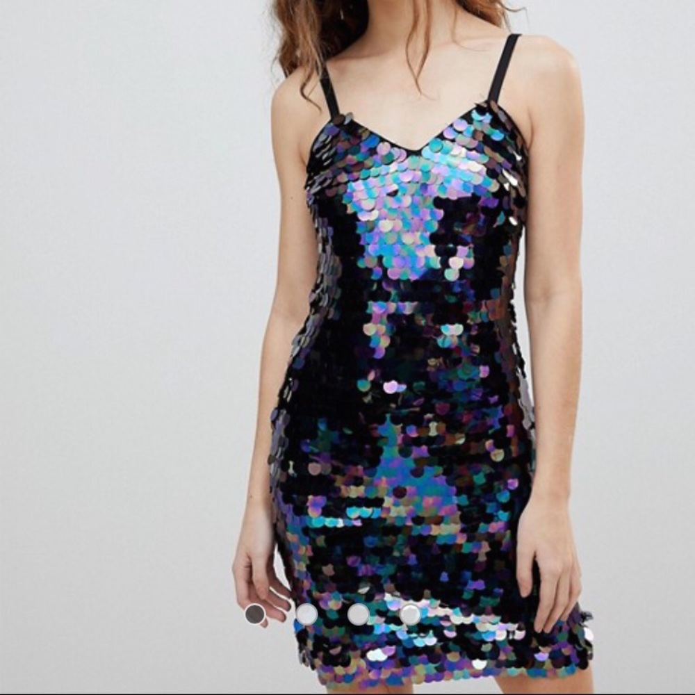 Asos US size 6 / UK size 10 bodycon sequin dress